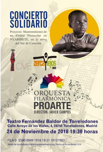 Concierto solidario Proarte